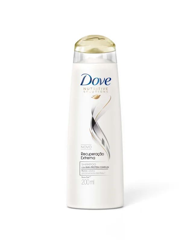 Shampoo Recuperação Extrema Dove Nutritive Solutions Frasco 200ml
